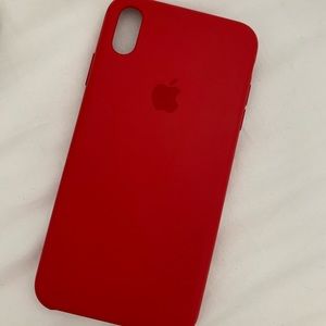 Red apple iPhone XS Max case